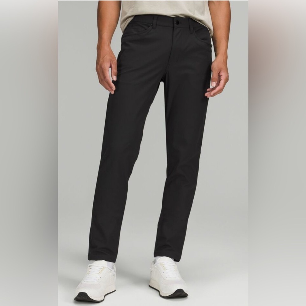 Lululemon ABC Slim-Fit 5-Pocket Pant *Warpstreme Black Size 34